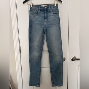 Madewell Women’s Jeans Roadtripper Stovepipe light blue denim. Sz 24 FREE SHIP